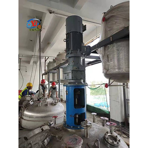 制药不锈钢反应釜搅拌器现场安装中Q设计加工及安装一体化搅拌厂家